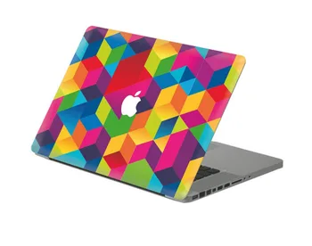 

Colour block Laptop Decal Sticker Skin For MacBook Air Pro Retina 11" 13" 15" Vinyl Mac Case Body Full Cover Skin