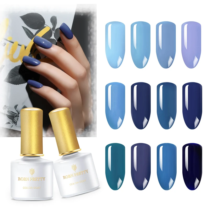 

BORN PRETTY 6ml Jazz Blue Nail Gel Polish Purple Series Gel Nail Polish Soak Off UV Gel Polish Lacquer Varnish Long Lasting