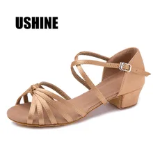 WZJ чёрный; коричневый Атлас Zapatos Сальса обувь Zapatos De Baile Latino Mujer Танго, латина Обувь для танцев для девочек женщина