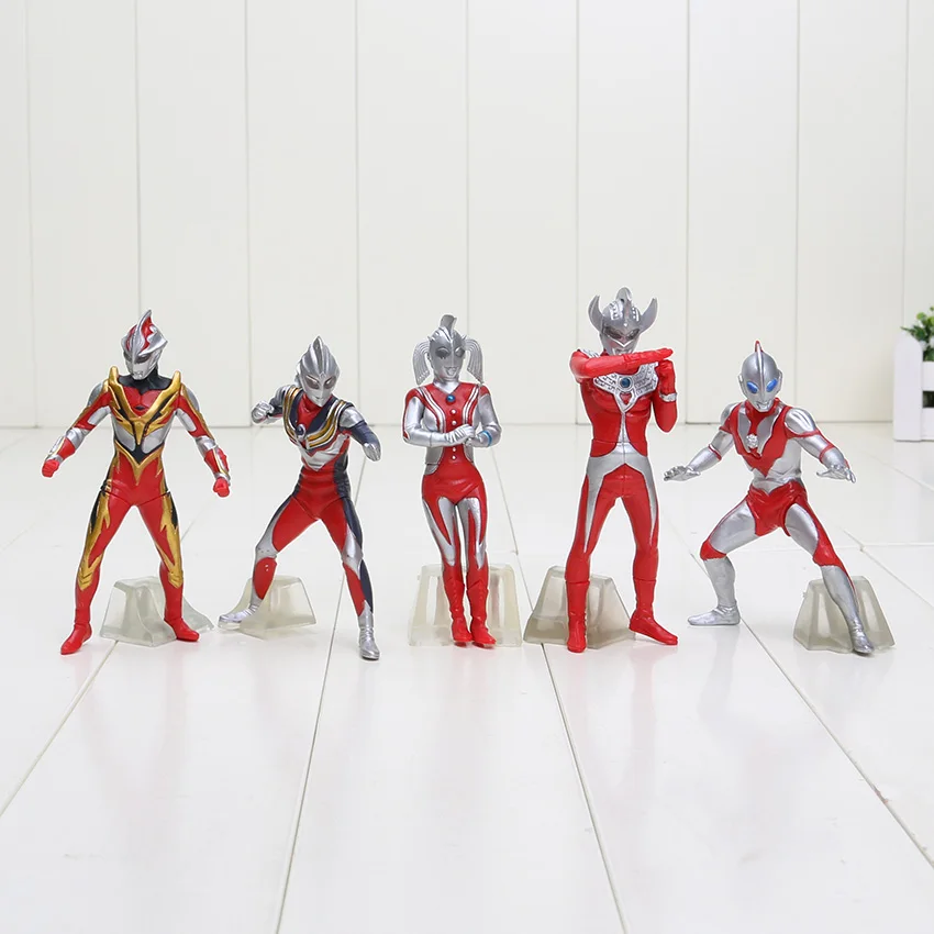 

12cm 5pcs/set Ultraman Figures Japanese Anime Figures PVC Action Figure Collectible Model Doll Toy