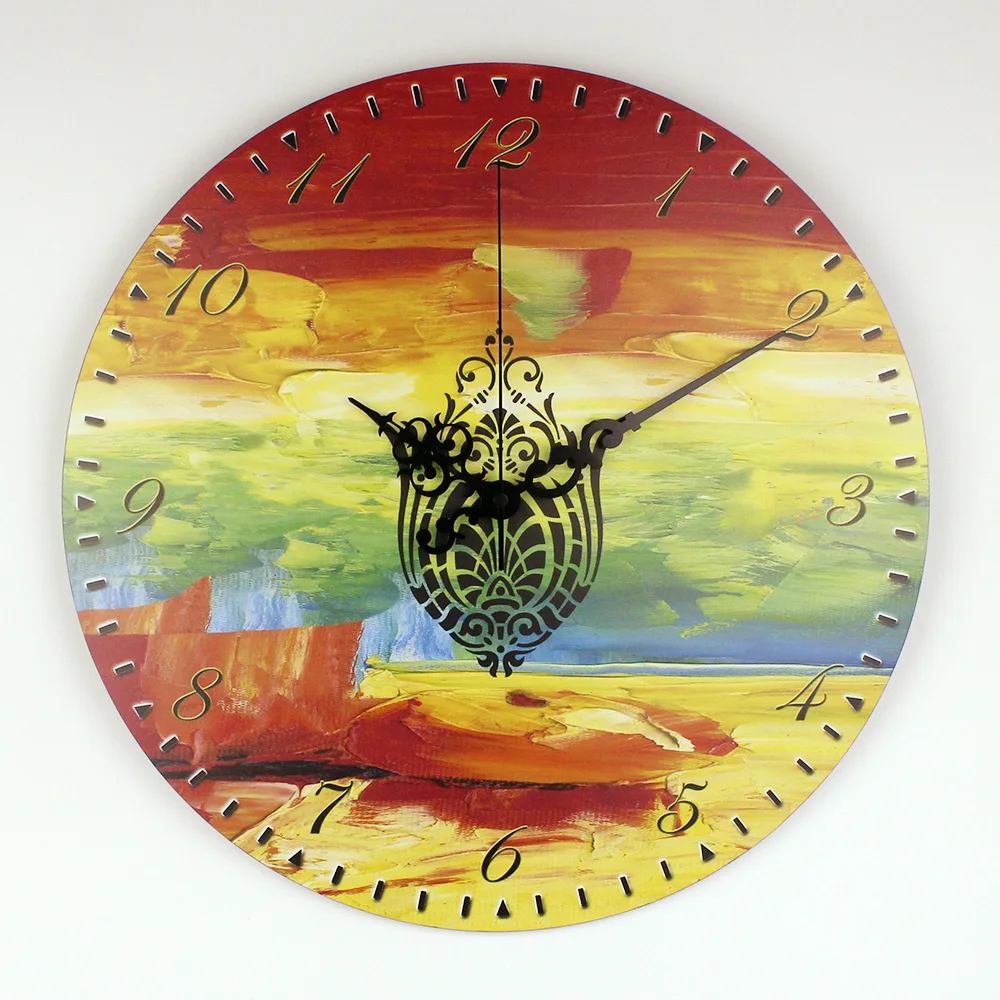 Modern Design Large Decorative Silent Wall Clock For Study Room Wall