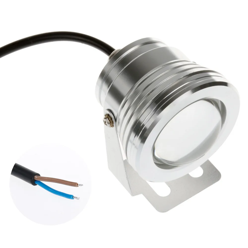 10 Вт 12 в подводный RGB светодиодный светильник 1000LM водонепроницаемый IP65 фонтан бассейн Аквариум лампа 16 изменение цвета 24key ИК пульт дистанционного управления