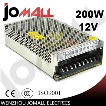 

Free Shipping 200w 12v 16.5a Single Output hot online power supply switching