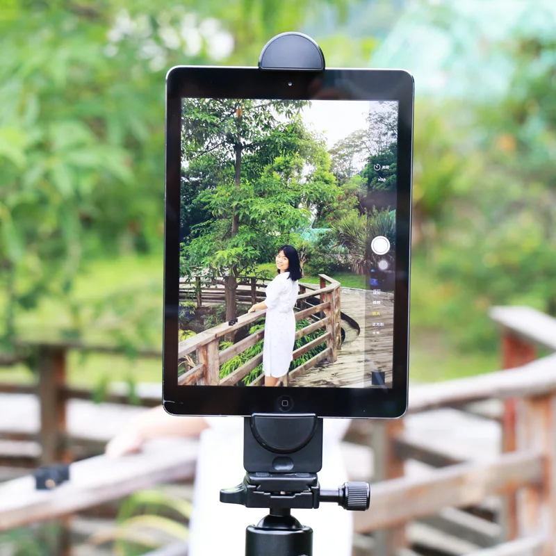  Ulanzi Tripod Mount Stand Bracket for iPad iPad Pro iPhone X smartphone Tablet PC Tripod Clamp adap
