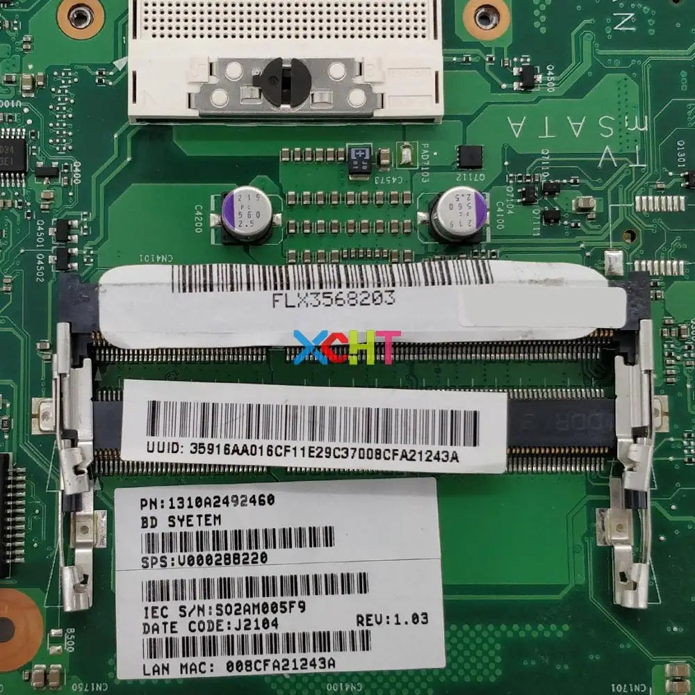 لتوشيبا P870 P875 V000288220 GL10FG 6050A2492401-MB-A02 محمول اللوحة اللوحة اختبار