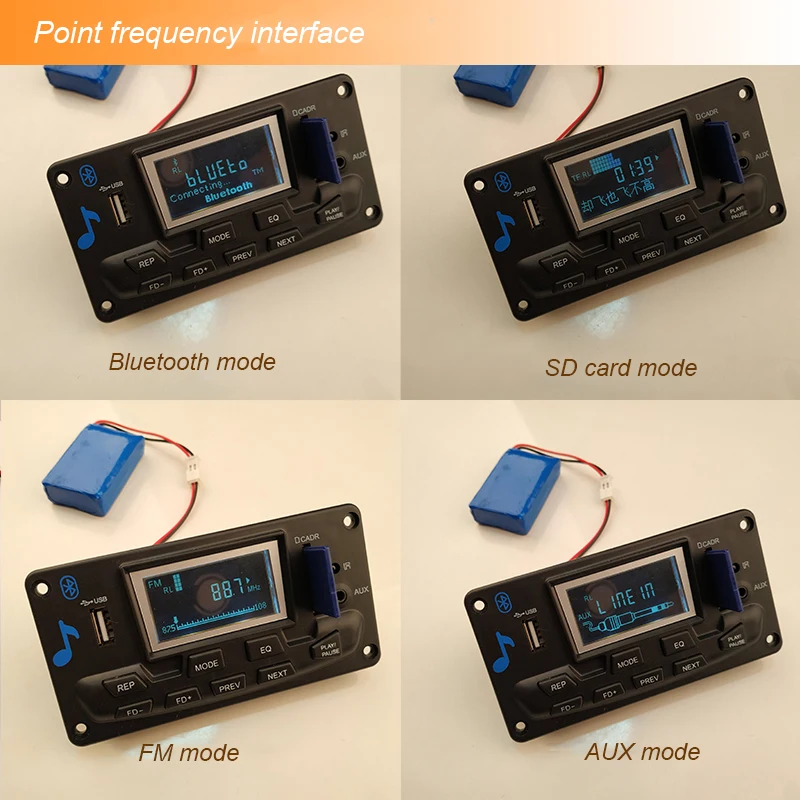 Lusya TPA3116 Bluetooth 50 Вт * 2 streo аудио усилитель плата с цветным экраном Spectrumt для