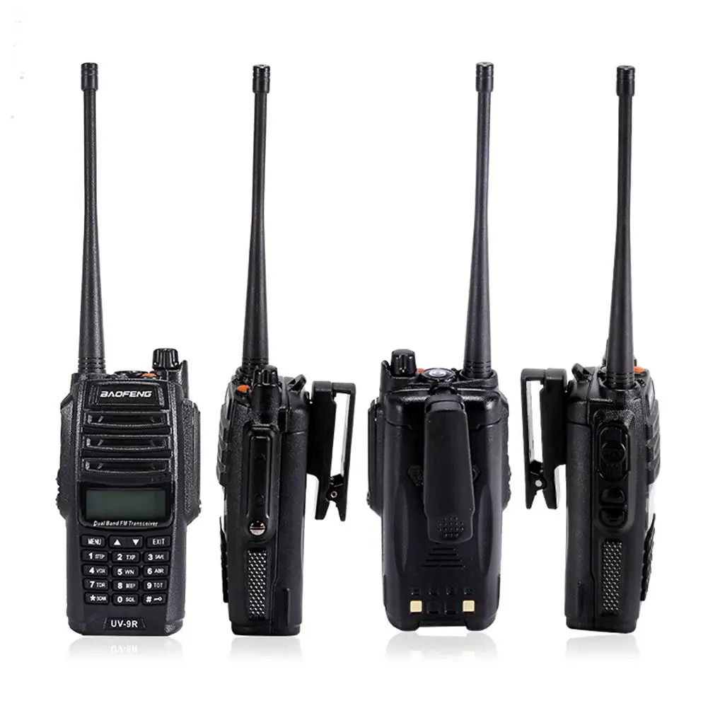 

002M 2PCS UV-9R IP67 Waterproof Remote Dual-band 136-174/400-520MHz FM Radio Walkie-talkie