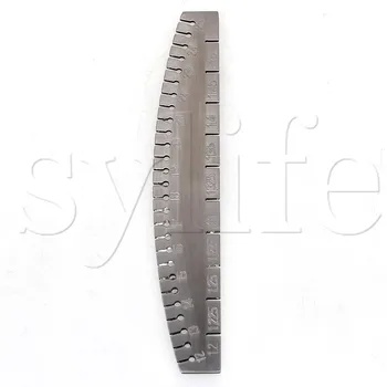 

Silver 6.1" Music Wire Gauge Measure Piano Tuning Tools Ruler Type