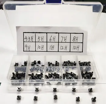 

100pcs / 10 models 6*6 Light micro touch Switch sets Push Button Switch Kit , Height: 4.3MM - 13MM DIP 4Pin 6x6 Keys Tact ON/OFF