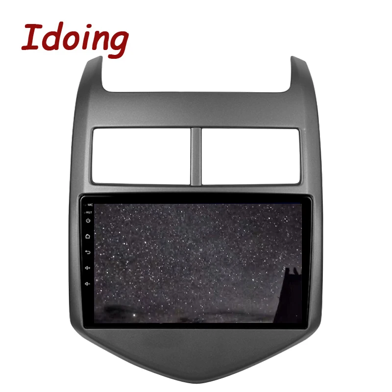 Flash Deal Idoing 9"4G+64G 2.5D IPS Octa Core Car Android8.1 Radio DSP  Multimedia Player For Chevrolet Aveo 2011-2013 GPS Navigation Video 1