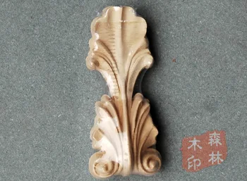 

Wood antique furniture dongyang wood carving fashion furniture decoration material applique gate flower smd wood shavings
