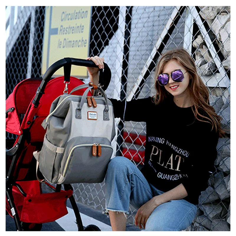 2019 New Baby Care Diaper Bag Travel Mummy Maternity Backpack For Baby Stroller Organizer Nappy Changing Bags Mother Bag  (20)
