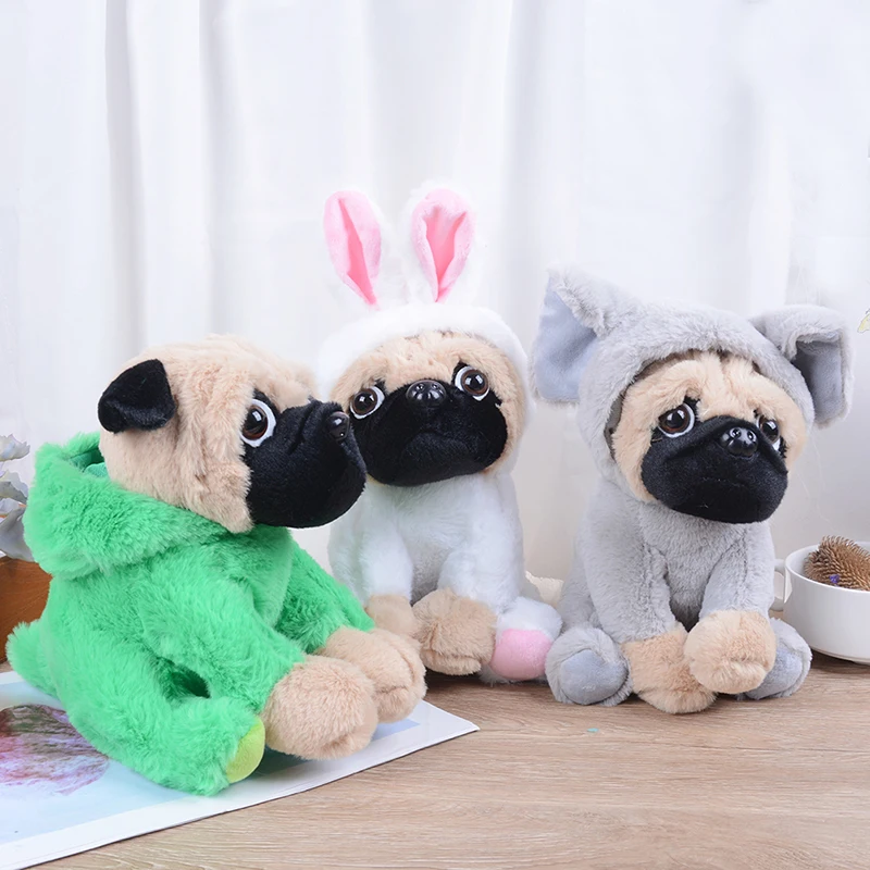

Stuffed Simulation Dogs Plush Sharpei Pug Lovely Puppy Pet Toy 20CM Plush Animal Toy Children Kids Birthday Gifts For Boy Girls