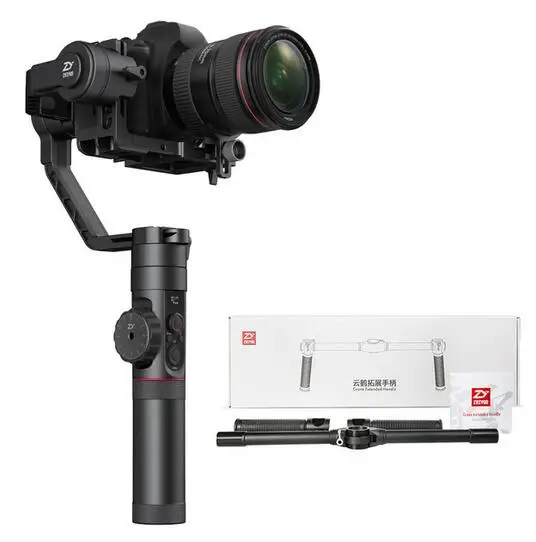 Zhiyun Crane 2 и 3 Осями для мобильного создания фильмов ручной видео Камера карданный Стабилизатор Для беззеркальных цифровых зеркальных фотокамер Камера в режиме реального времени для непрерывного изменения фокусировки камеры - Цвет: Option 3