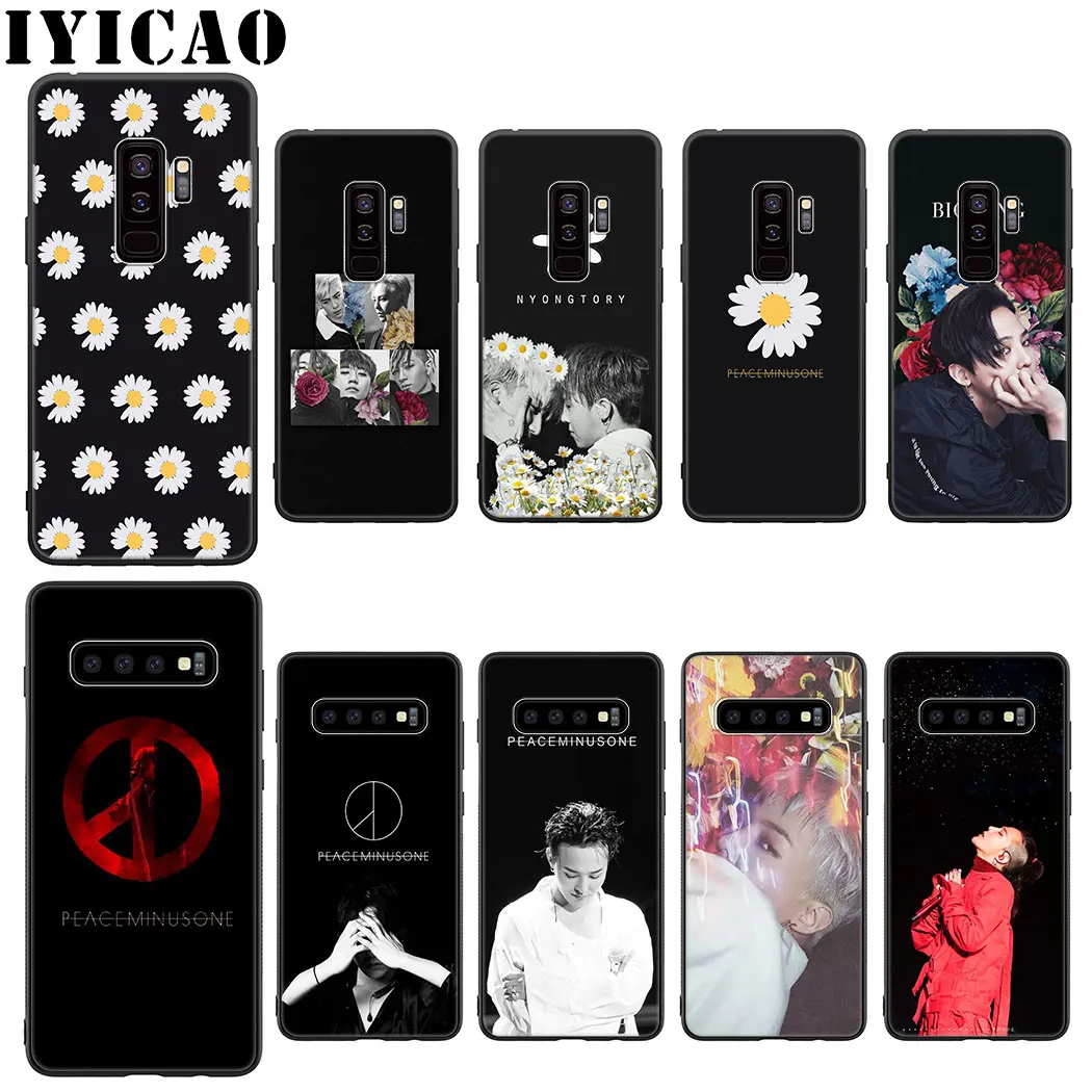 IYICAO G dragon peaceminusone Soft Silicone Case for Samsung Galaxy S10 S9 S8 Plus S10e S6 S7 Edge Phone |