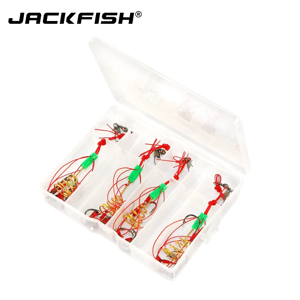 Рыболовный крючок JACKFISH 4 шт./компл. Высококачественная острая Рыболовная Снасть