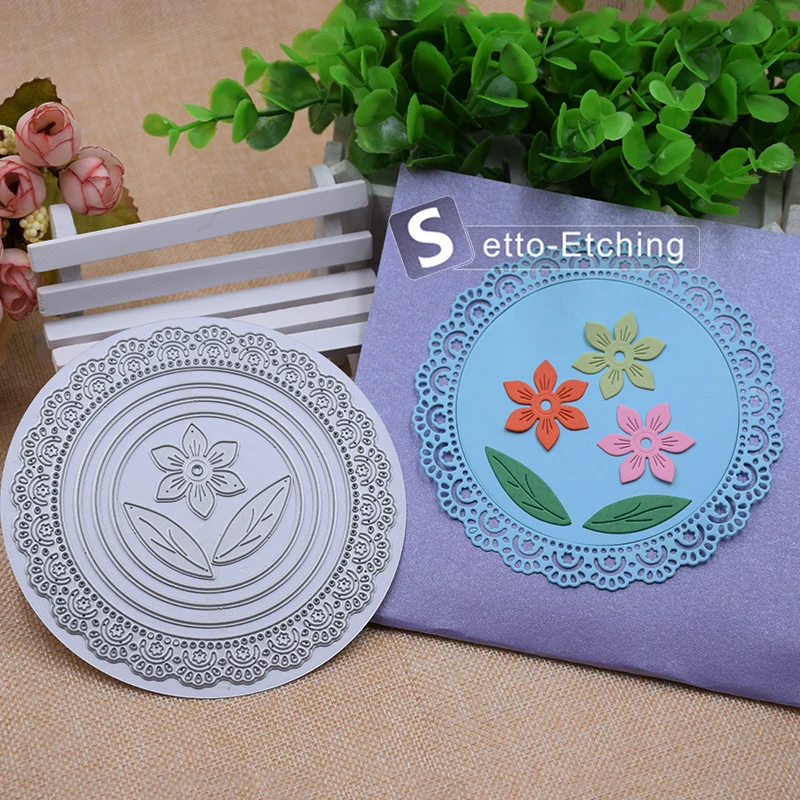 POCHOIR DE MATRICES Découpe Modèle Gaufrage Cartes En Papier EUR 8,98