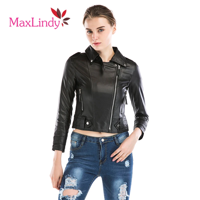 2016 New Fashion Brand Autumn Winter Faux Soft Leather