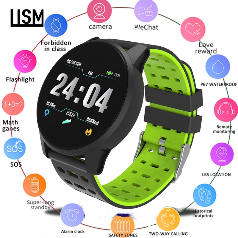 

Sport Smart Watch Men Women Blood Pressure Waterproof Activity Fitness tracker Heart Rate Monitor Smartwatch GPS Android ios