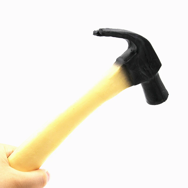 1pcs crazy hammer rubber hammer funny disappearing hammer magic trick