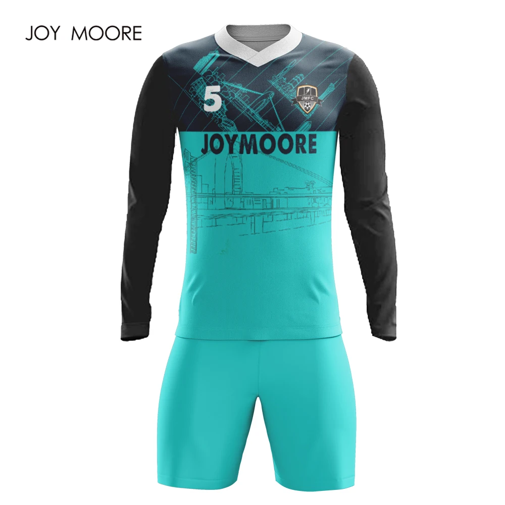

Men Soccer Jerseys Polyester v collar goalkeeper jersey long sleeves