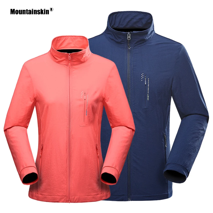 

Kaisike Men Women's Spring Autumn Softshell Jacket Outdoor Sport Fishing Camping Trekking Hiking Male Thin Coat Sportswear VA398