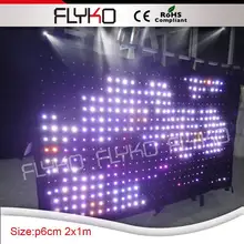 2x1 м P6 светодиодный видеоэкран с DMX контроллер, светодиодные фоны для свадьбы, для ночного клуба