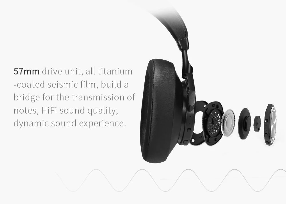 Bluedio T7 Bluetooth наушники с активным шумоподавлением стерео звук пользовательская беспроводная гарнитура с микрофоном