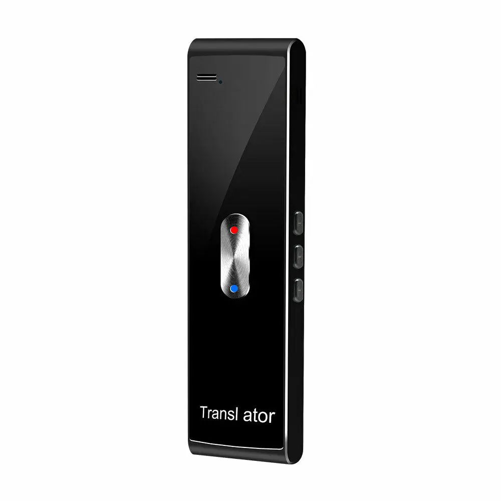 

New Smart Voice Translator Portable Two-Way Real Time Multi-Language Translation Fashion Translator Black Silver-grey Coffee