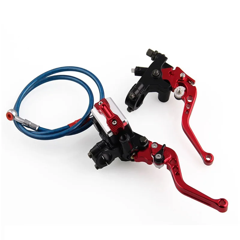 

Motorcycle 7/8 CNC Set Reservoir Front Brake Hydraulic Clutch Master Cylinder Lever With Oil Pipe