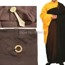 Буддийские монахи деревянные hookMan-Yi униформы костюмы cassockclothes layabbot robegawn медитация шаолин одежда для восточных единоборств