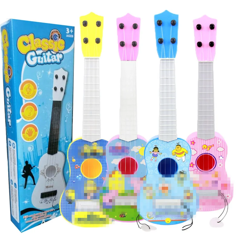 

Children's Mini Early Education Simulation Ukulele Hand Small Guitar Children Enlightenment Music Toy Gift Musical Instruments