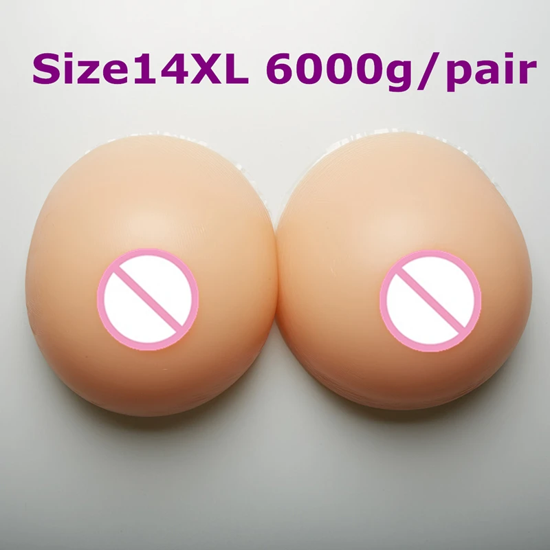 

6000g/pair Huge Breast Form Artificial Breast Boobs Silicone Breast Prosthesis Cheap Breast Forms Crossdresser Mastectomy