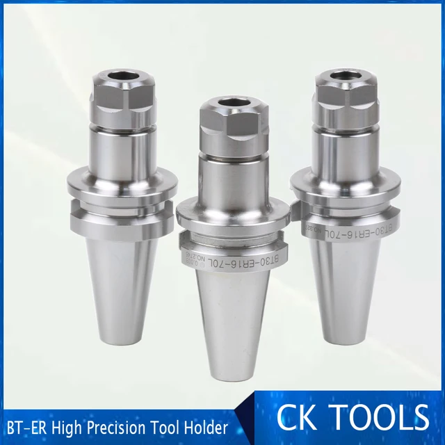 Details about   5x BT30 ER16 Collet Chuck ER16 12000RPM Tool Holder For CNC Milling Drill 70mm 1