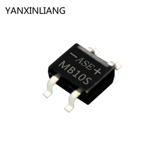 100pcs Bridge rectifier mb10s sop4 0.5a 1000v b10s | Электронные компоненты и принадлежности