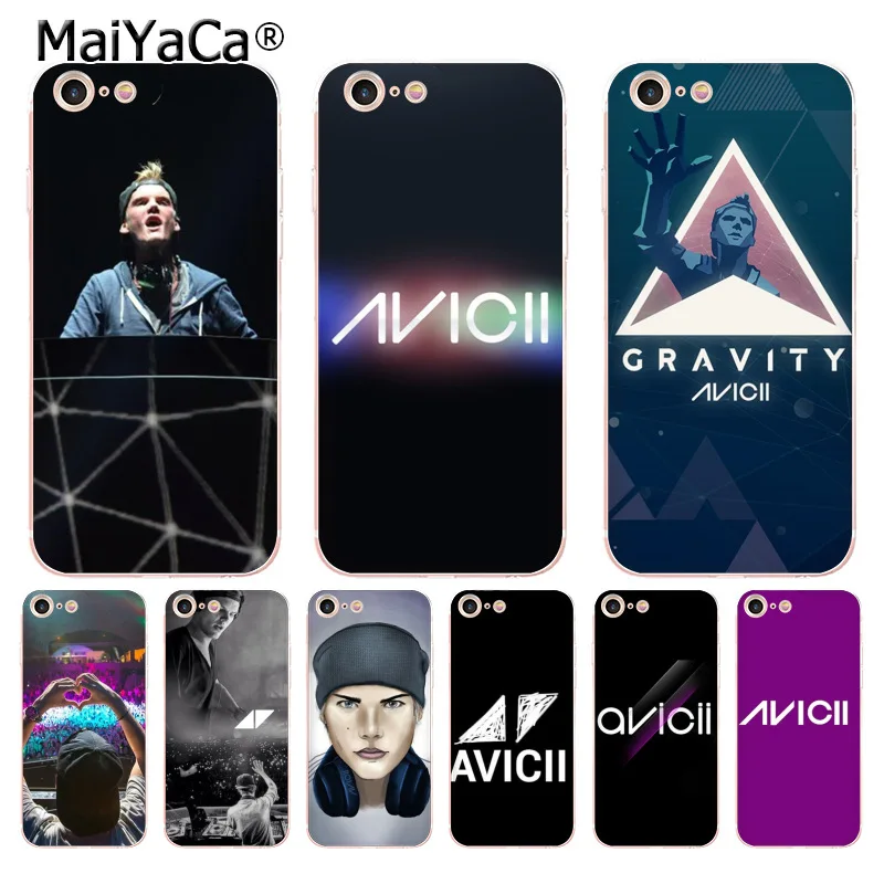 MaiYaCa Avicii уникальный Роскошный прозрачный мягкий ТПУ чехол для телефона iPhone 6S 6plus