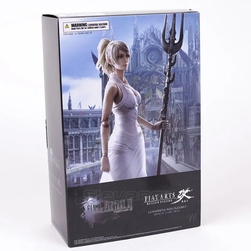 Играть Искусство Kai Final Fantasy XV 15 Lunafreya Nox Fleuret подвижная ПВХ фигурка Коллекционная модель игрушки 25 см