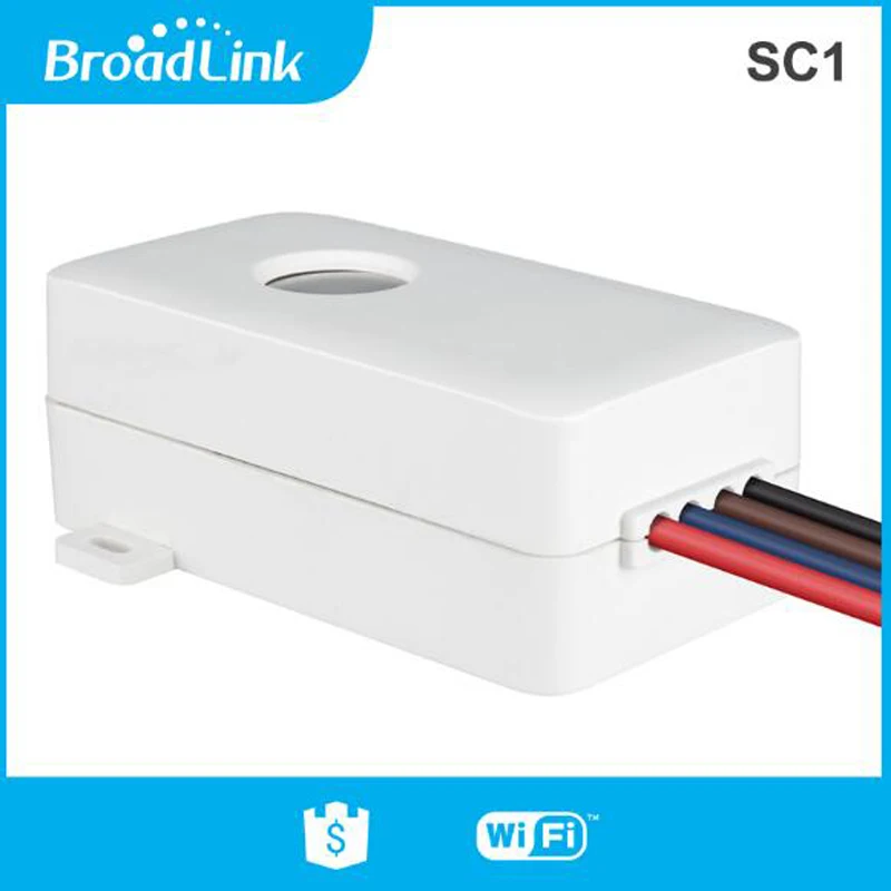 

BroadLink SC1, Smart Home Wifi Wireless Remote Control Electric DIY Switch, Remote Power Window Led Switch, via IOS Android