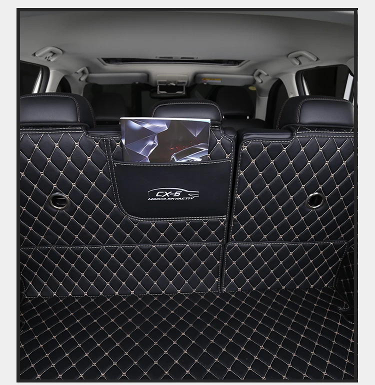 Автомобильный PU 3D стерео полностью закрытый коврик багажника для Mazda CX-5 второго поколения стайлинга автомобилей