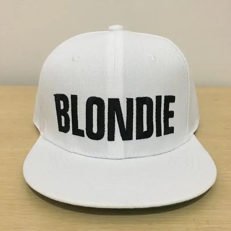 Домовой и Blondie бренд Для женщин Snapback Шапки Вышивка плоский край Бейсбол Кепки хип-хоп Стиль домовой Blondie подруги Gorras - Цвет: BLONDIE