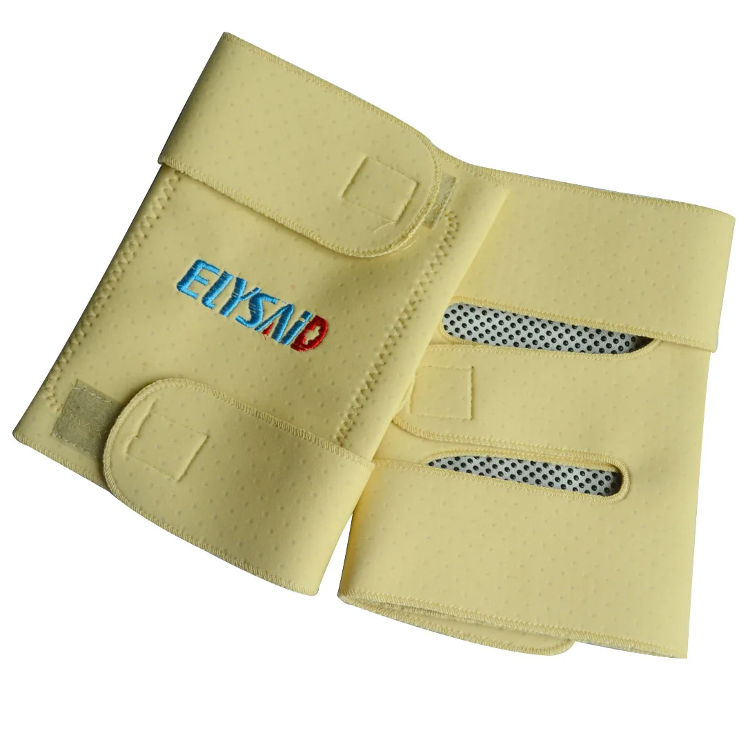 1pair Adjustable Tourmaline Self Heating Knee Pad Magnetic Therapy Knee Support Breathable Massager Winter Warm Knee Care Tool