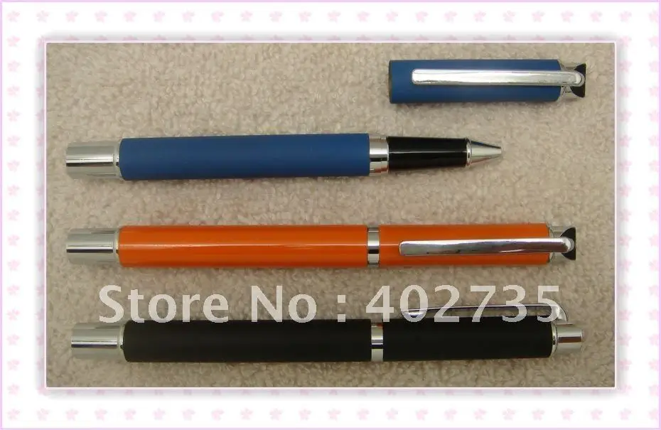 Купить одну металлическая шариковая ручка отправить 5 шт. ролик пополнения, высокое качество, хорошие роликовые ручки