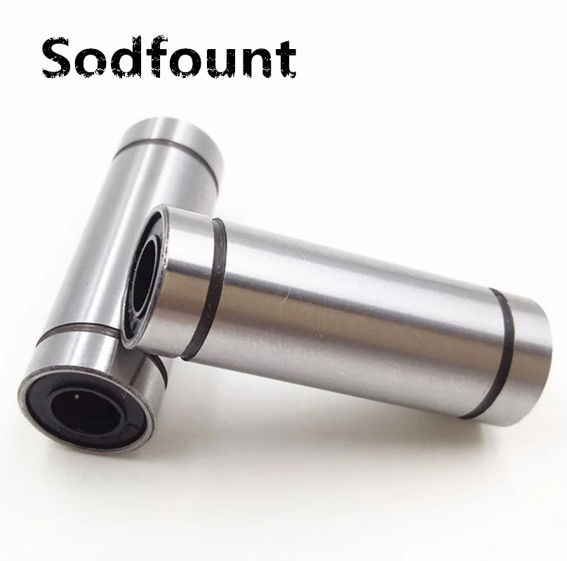 

10pcs LM6LUU LM8LUU LM10LUU LM12LUU 6/8/10/12mm Longer Linear Ball Bearing Bushing Linear Bearings CNC parts 3d printer parts