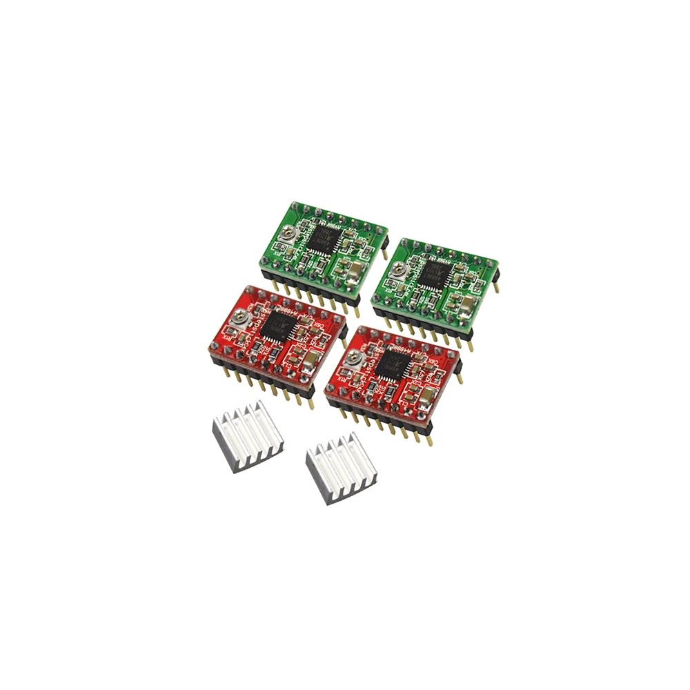 

Reprap Stepper Driver A4988 Stepper Motor Driver Module with Heatsink