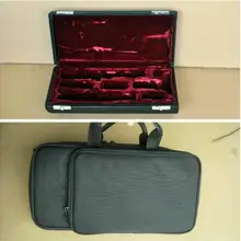 Кларнет чехол, натуральное дерево материал кожа коробке и кларнет портативный посылка