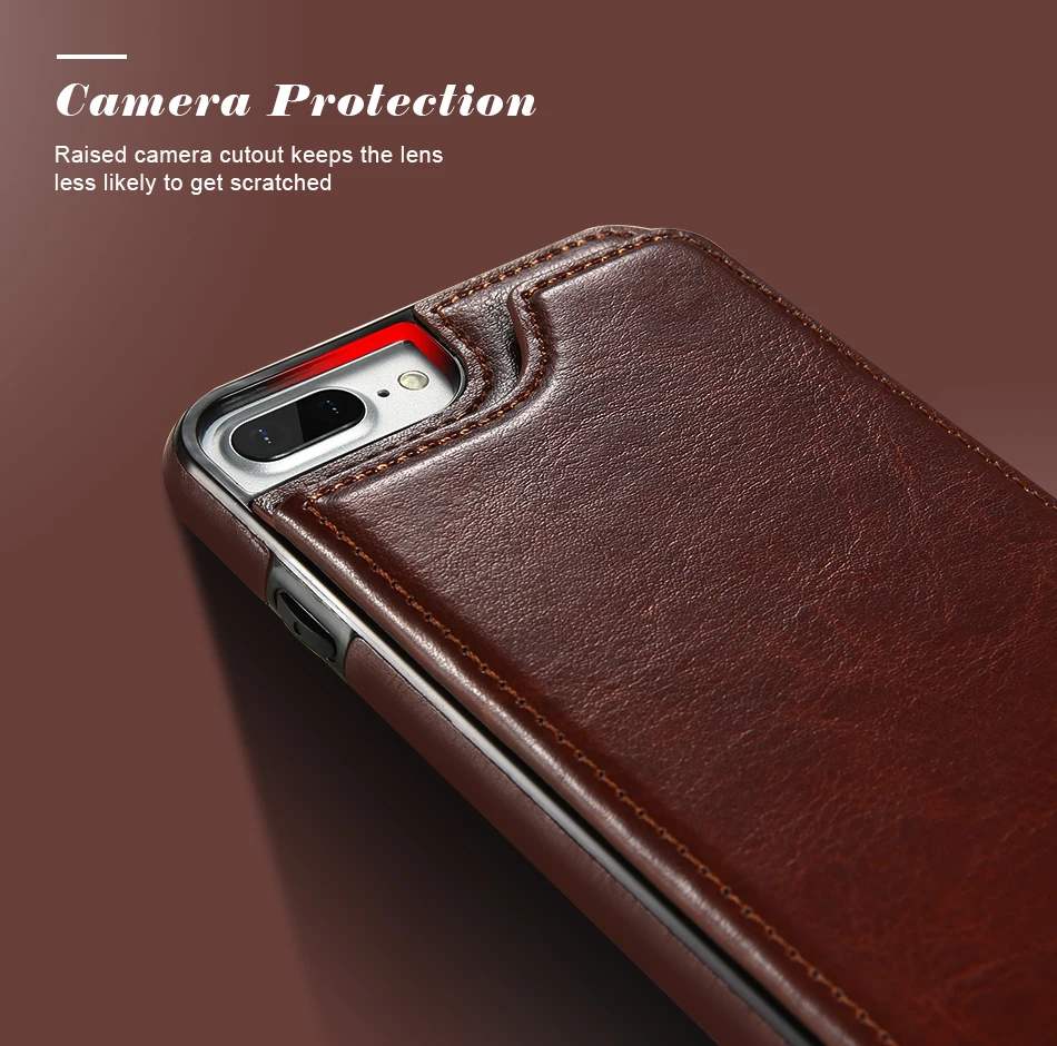 Flip Leather Case For iPhone 7 6 6S Plus YYF  (2)