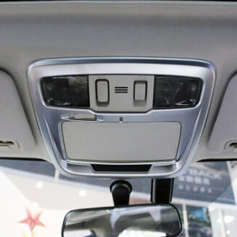 

For Subaru Outback 2015 2016 ABS Matte front inner read reading switch light lamp frame Cover trim car styling accessories 1pcs