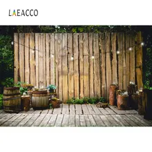 Photo Backdrops Retro Garland With Luminous Bulbs Decor Pots With Flowers Candle Stage Photographic Backdrops For Photo Studio