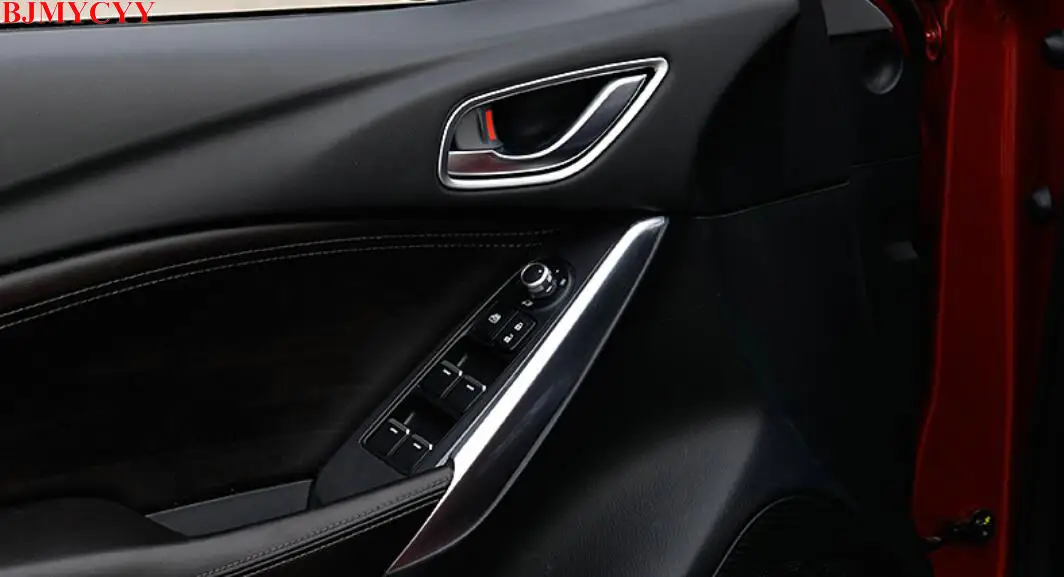 Внутренняя дверь автомобиля BJMYCYY украшена ручкой для Mazda 6 Mazda6 Atenza 2017|door handles for