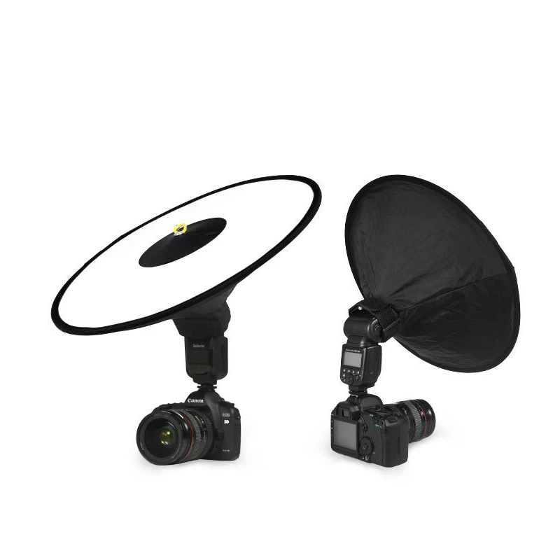 

NiYi 44cm Round Cone Universal Portable Speedlight Softbox Soft Box Flash Diffuser On-top Soft Box for Camera Photo Studio